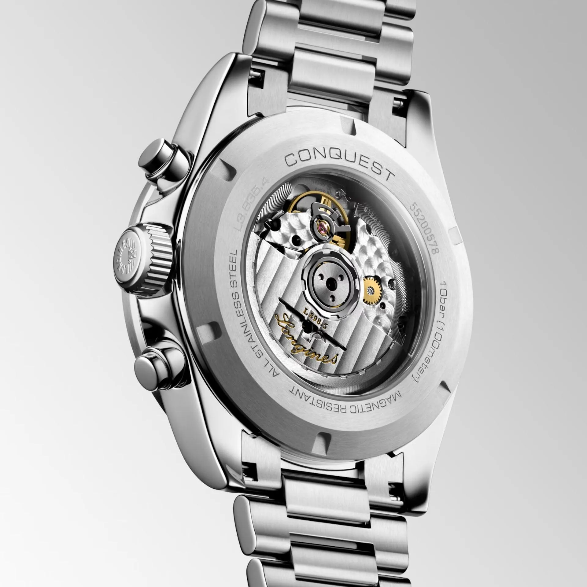 Longines New Conquest 42mm Automatic Silver Steel L3.835.4.72.6