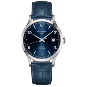 LONGINES RECORD COLLECTION RECORD 40MM Blue Automatic Steel L2.821.4.96.4