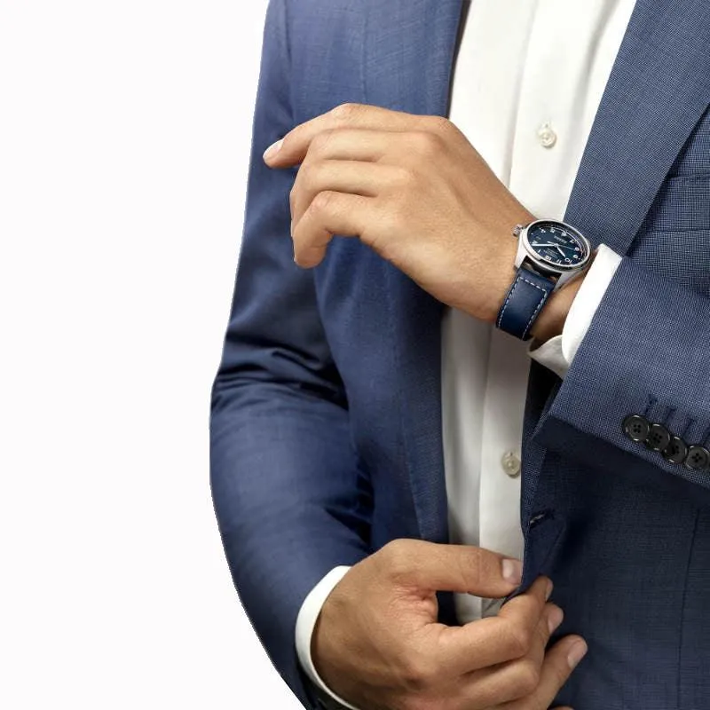 LONGINES SPIRIT 42mm Watch Automatic Blue Steel L3.811.4.93.0
