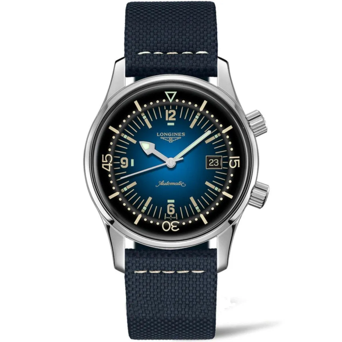 Longines watch Heritage Legend Diver Blu Watch 42mm Blue Automatic Steel L3.774.4.90.2