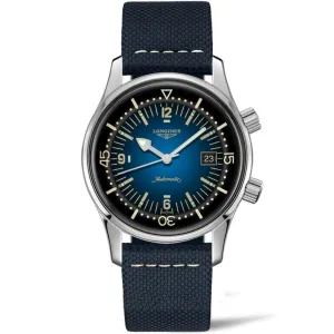 Longines watch Heritage Legend Diver Blu Watch 42mm Blue Automatic Steel L3.774.4.90.2