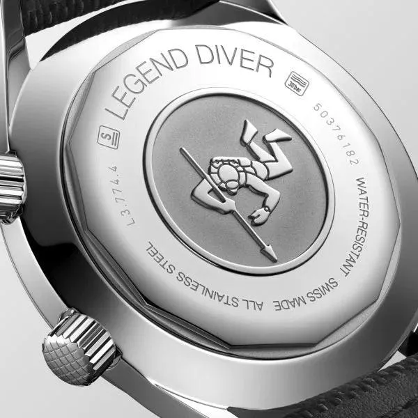 Longines watch Heritage Legend Diver Blu Watch 42mm Blue Automatic Steel L3.774.4.90.2