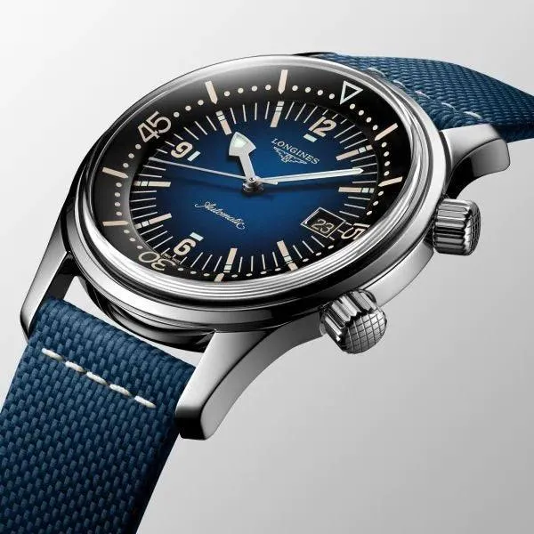Longines watch Heritage Legend Diver Blu Watch 42mm Blue Automatic Steel L3.774.4.90.2