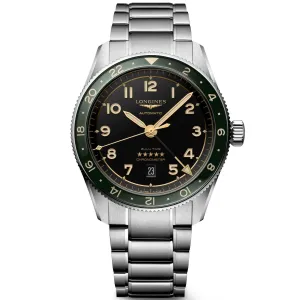 LONGINES Watch Spirit Zulu Time 42mm Anthracite Automatic Steel L3.812.4.63.6