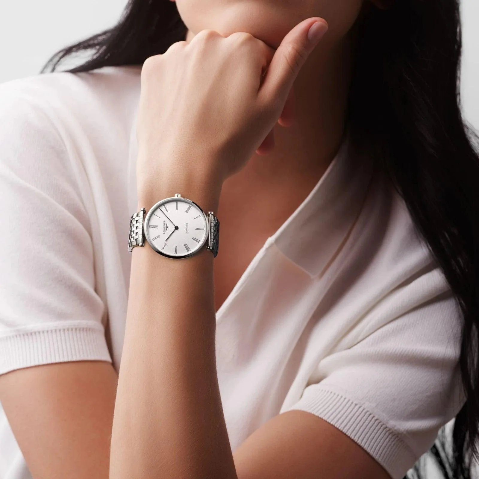 LONGINES Watch the Great Classique 38mm White Automatic Steel L4.918.4.11.6