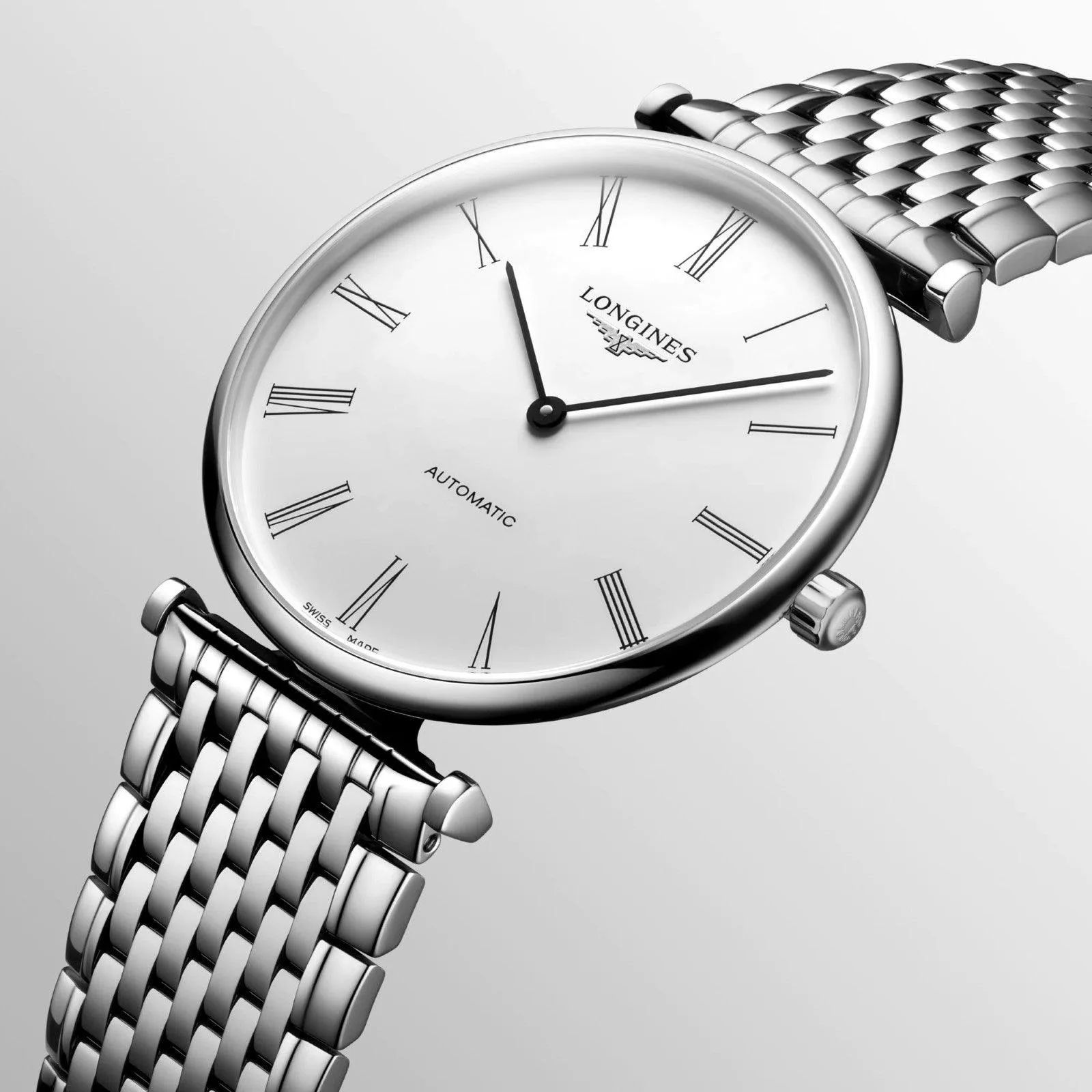 LONGINES Watch the Great Classique 38mm White Automatic Steel L4.918.4.11.6