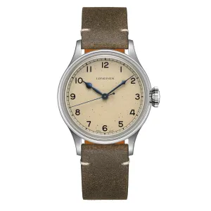 LONGINES WATCH THE LONGLES HERITAGE MILITARY 38.5 MM Automatic Silver Steel L2.819.4.93.2