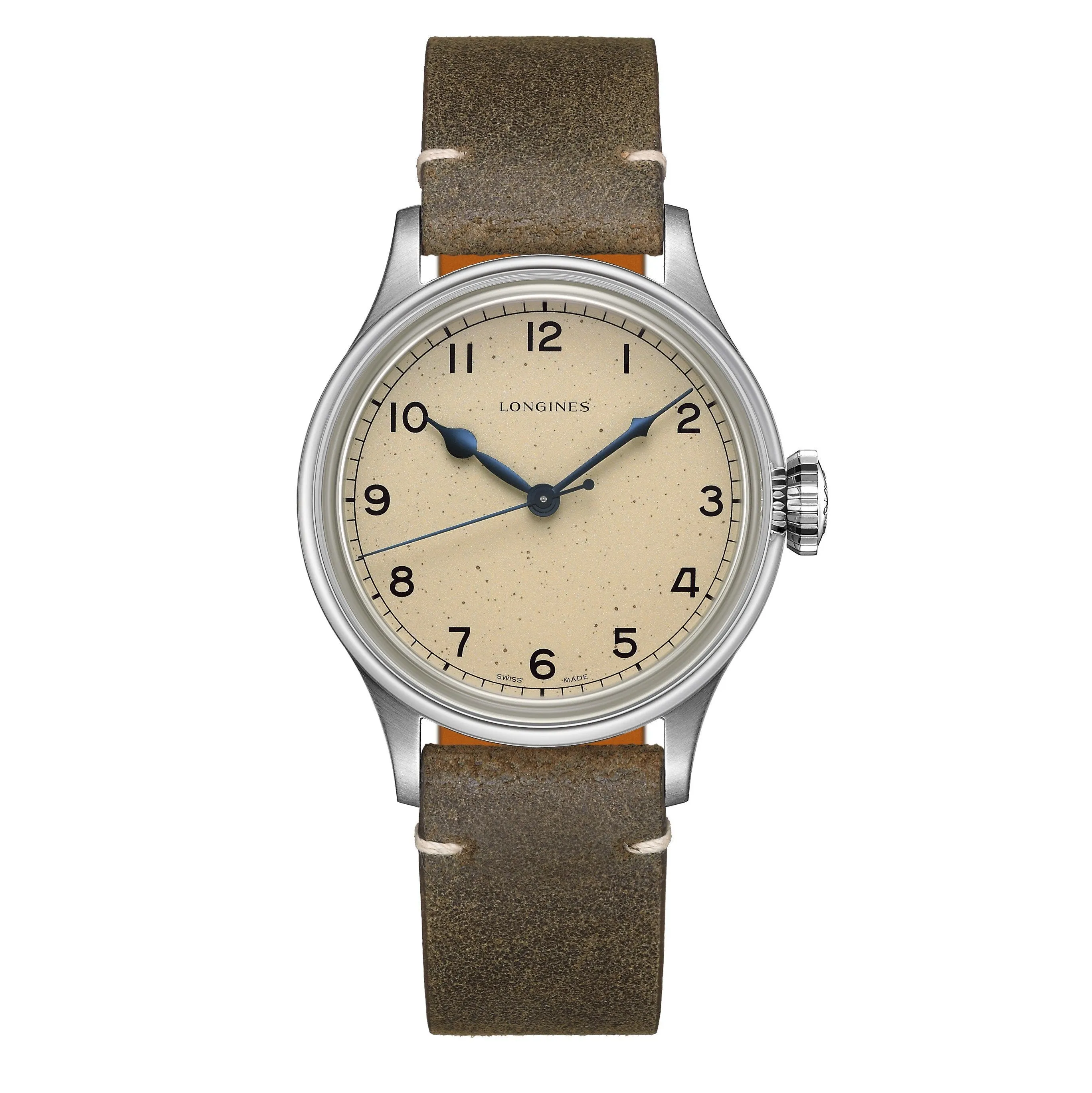 LONGINES WATCH THE LONGLES HERITAGE MILITARY 38.5 MM Automatic Silver Steel L2.819.4.93.2