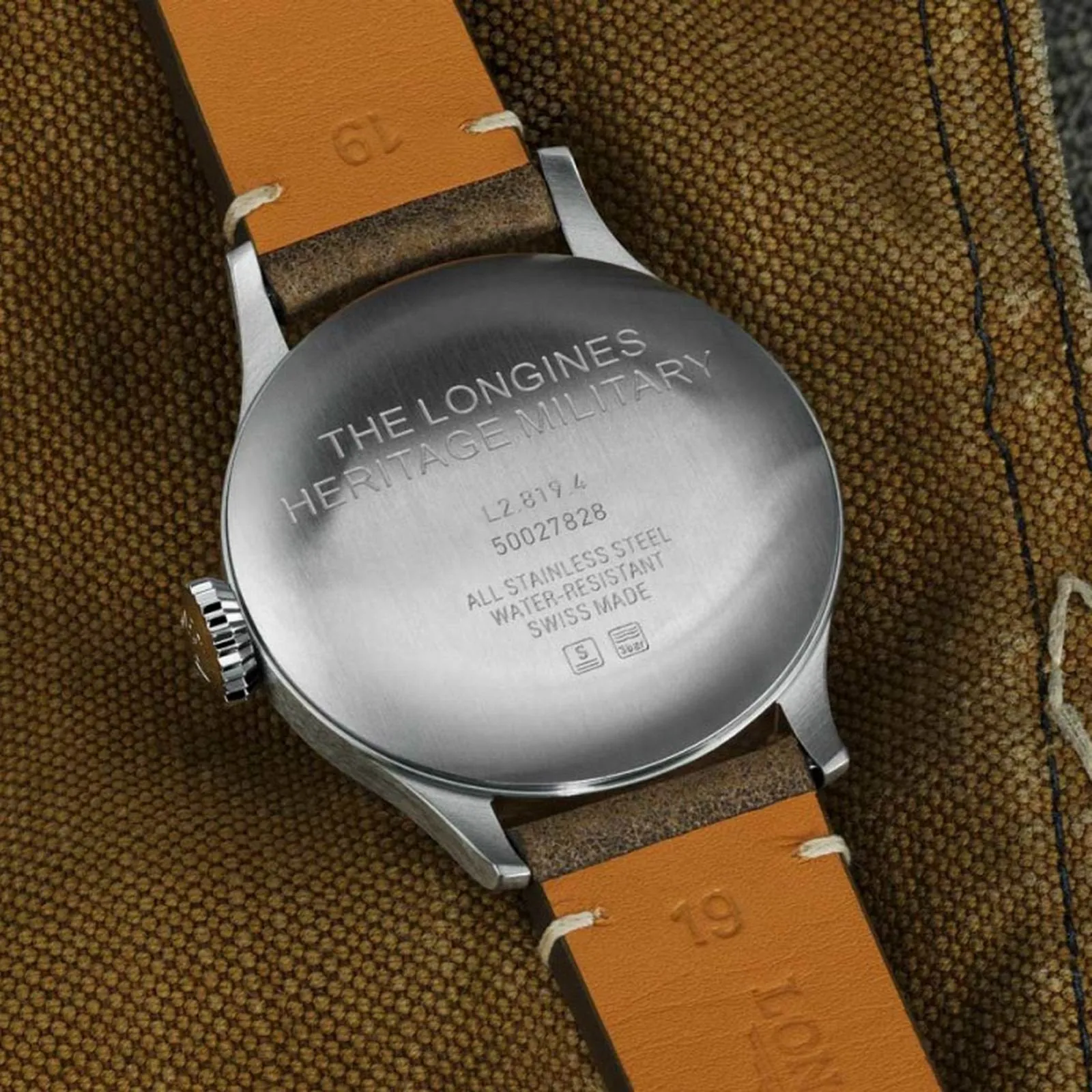 LONGINES WATCH THE LONGLES HERITAGE MILITARY 38.5 MM Automatic Silver Steel L2.819.4.93.2