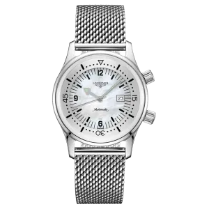 LONGINES WATCH THE LONGLES LEGEND DIV Watch 36mm Automatic Motherperper Steel L3.374.4.80.6