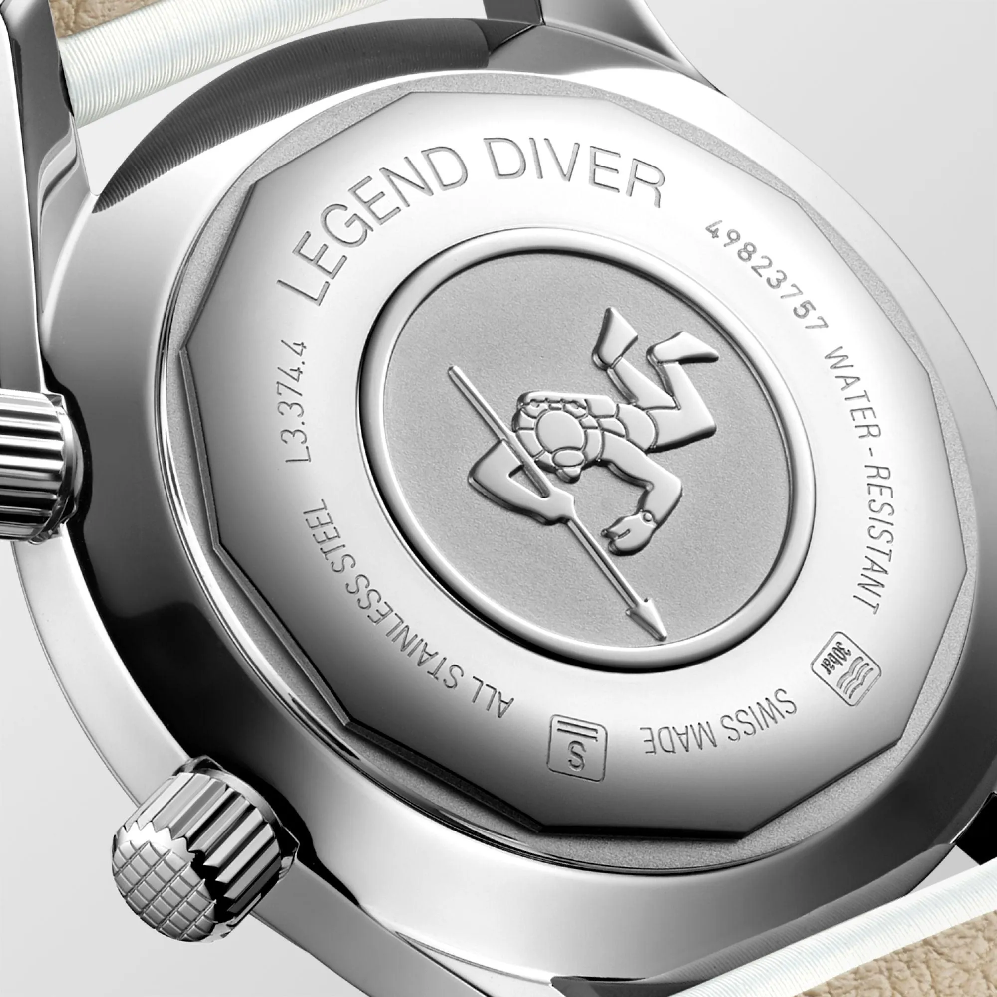 LONGINES WATCH The LONGLES Legend Diver Watch 36mm Motherperper Automatic Steel L3.374.4.4.80.0
