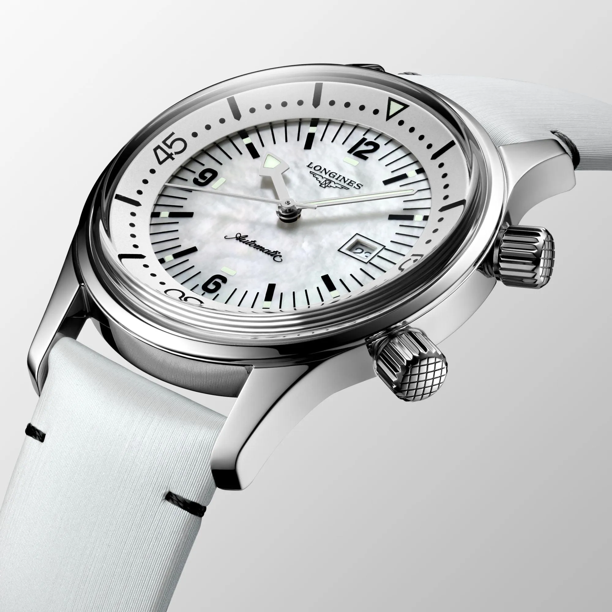 LONGINES WATCH The LONGLES Legend Diver Watch 36mm Motherperper Automatic Steel L3.374.4.4.80.0