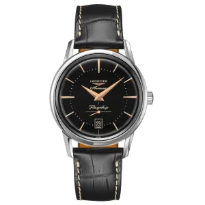 LONGINES WORKSHIP HERITAGE 38.5MM Automatic Black Steel L4.795.4.58.0