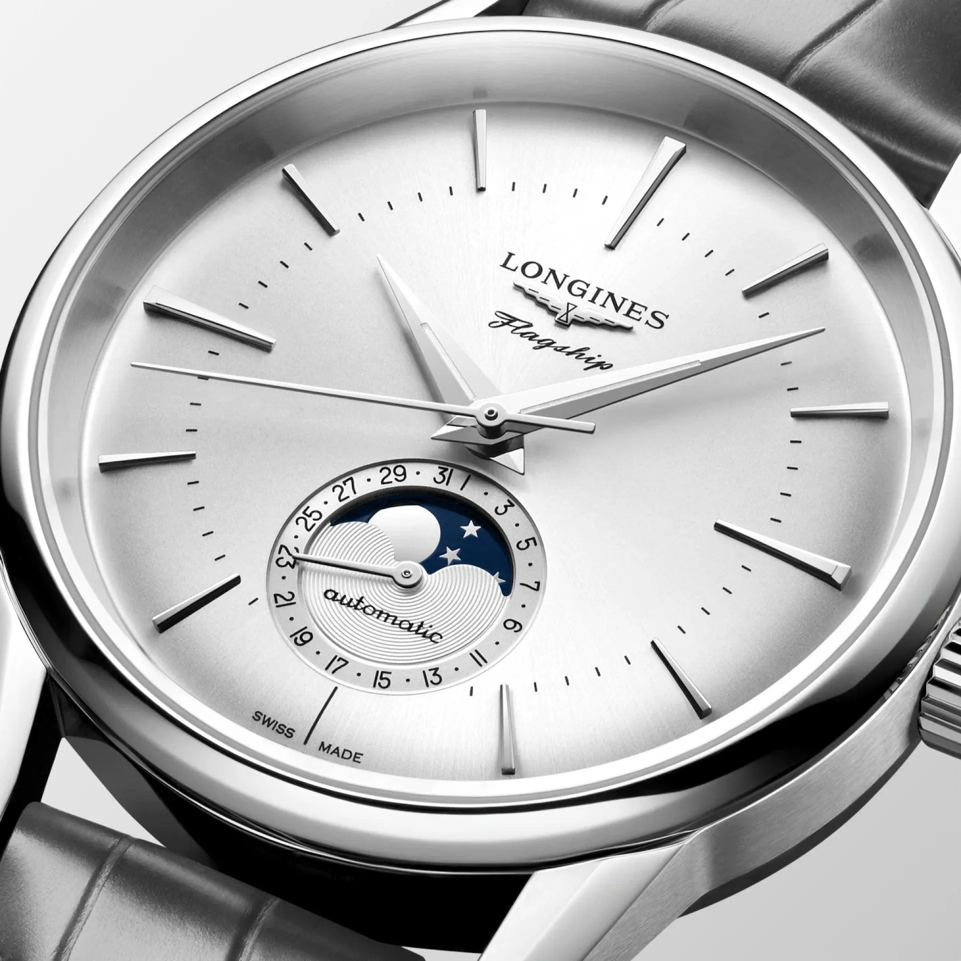 LONGINES WORKSHIP HERITAGE 38mm Automatic Silver Steel L4.815.4.72.2