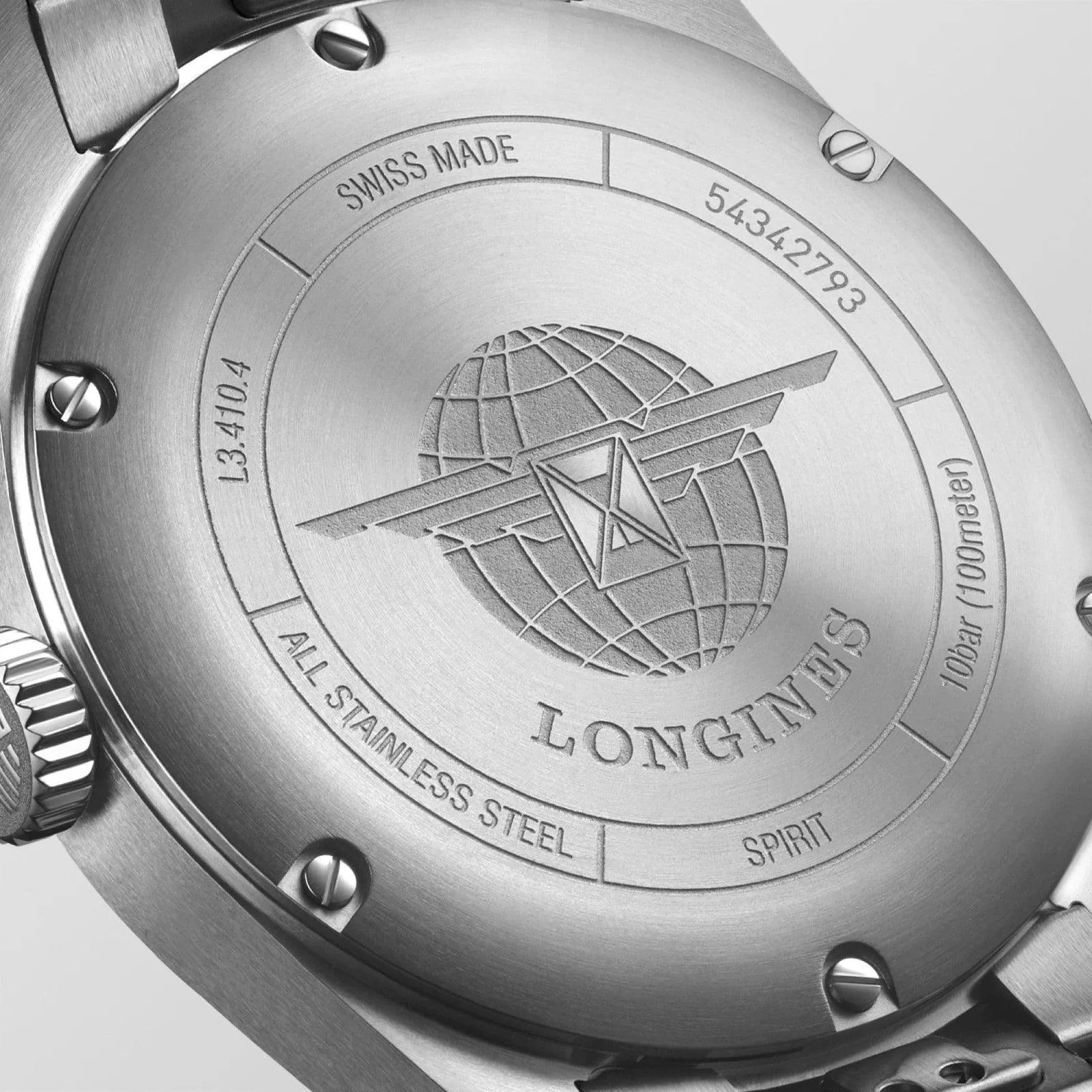 LONGINES WORKSHIP Spirit 37mm Champagne Automatic Steel L3.410.4.63.6