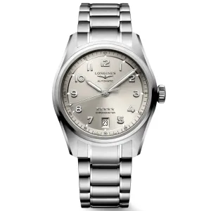 LONGINES WORKSHIP Spirit 37mm Champagne Automatic Steel L3.410.4.63.6