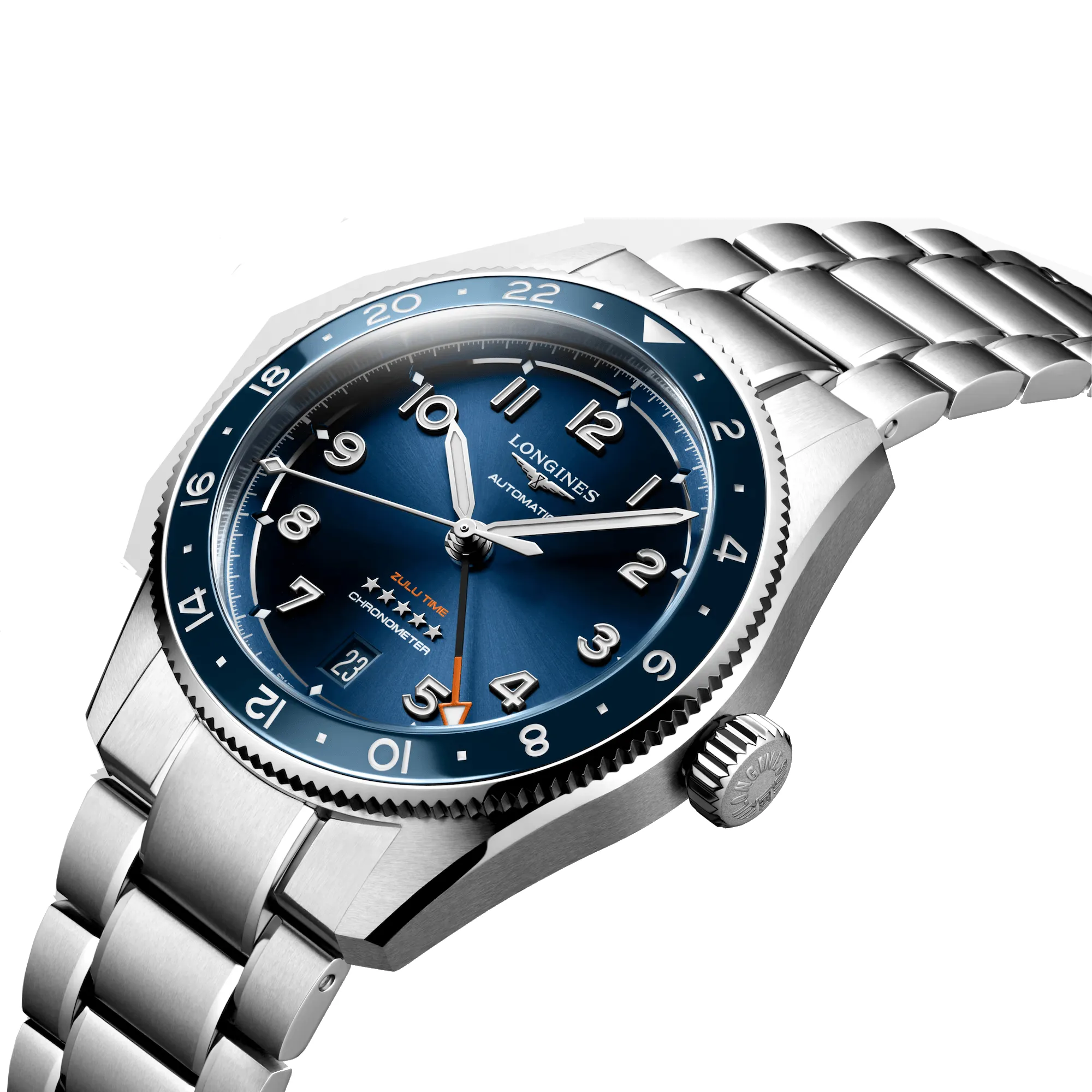 LONGINES WORKSHIP Spirit 39mm Blue Automatic Steel L3.802.4.93.6