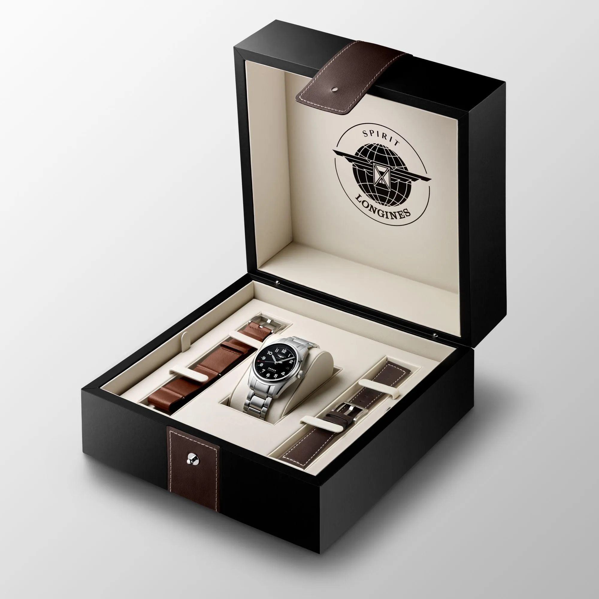 LONGINES WORKSHIP Spirit Prestige Edition 40mm Black Mat Automatic Steel L3.810.4.53.9