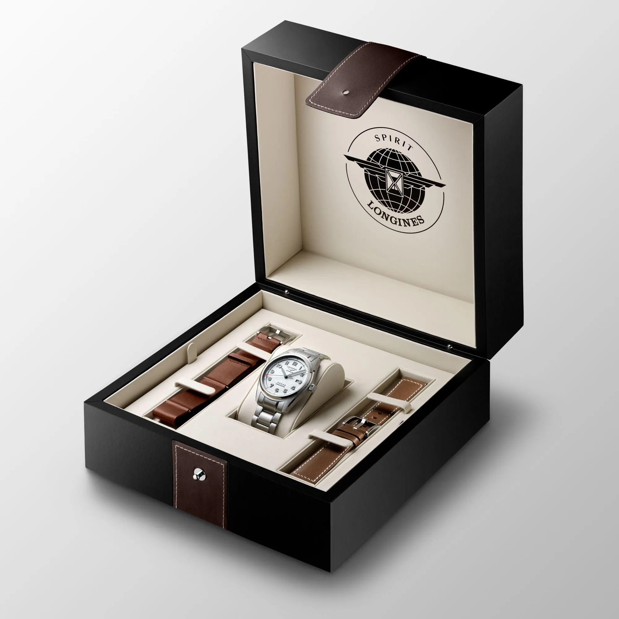 LONGINES WORKSHIP Spirit Prestige Edition 42mm Automatic Silver Steel L3.811.4.73.9