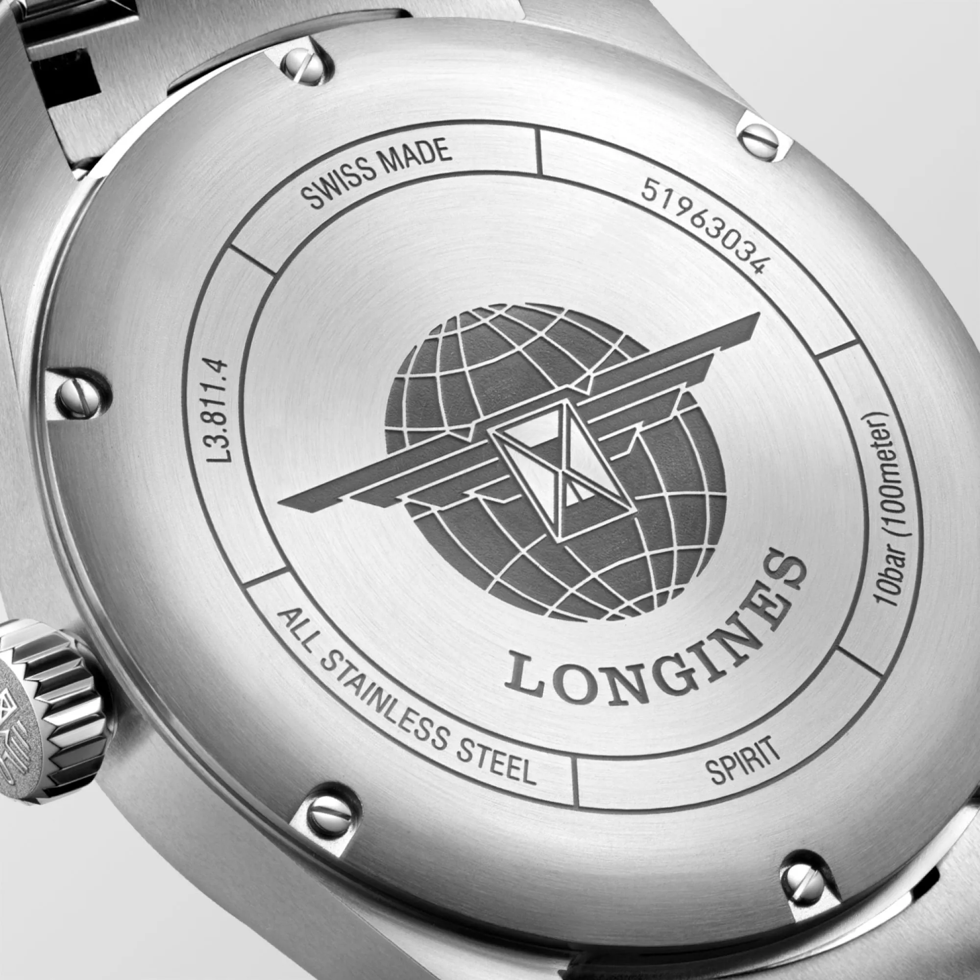 LONGINES WORKSHIP Spirit Prestige Edition 42mm Automatic Silver Steel L3.811.4.73.9