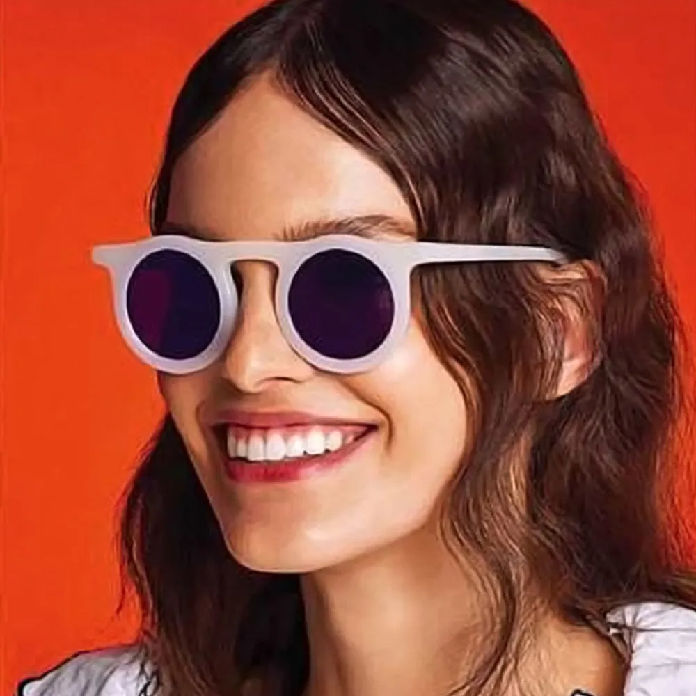 Longkeeper Sunglasses Women Round Glasses Mens Sunglasses Retro Candy Color Sunglass Outdoor Shades Colorful UV400 Eyewear