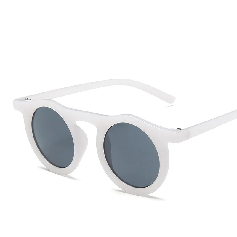 Longkeeper Sunglasses Women Round Glasses Mens Sunglasses Retro Candy Color Sunglass Outdoor Shades Colorful UV400 Eyewear