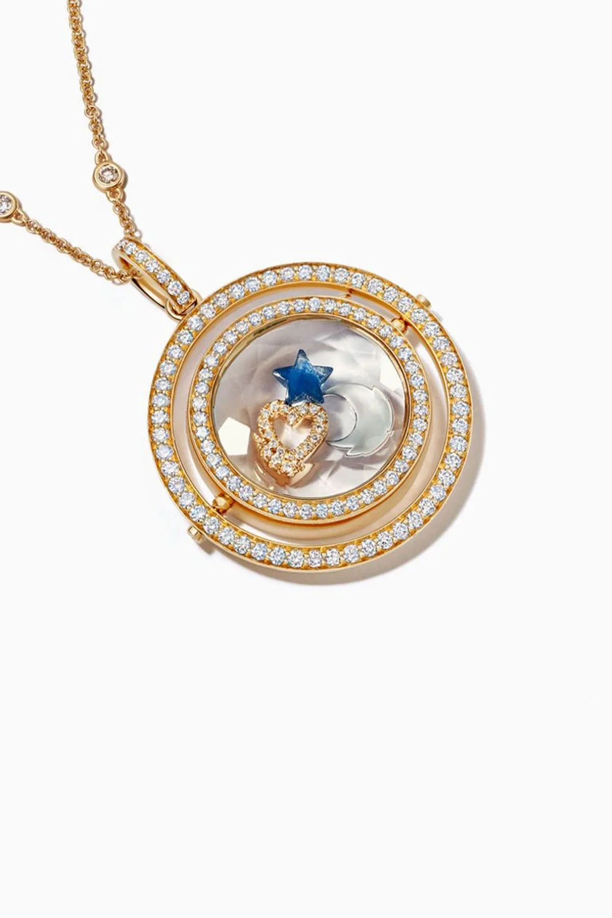 LOQUET LONDON | BLUE SAPPHIRE STAR CHARM