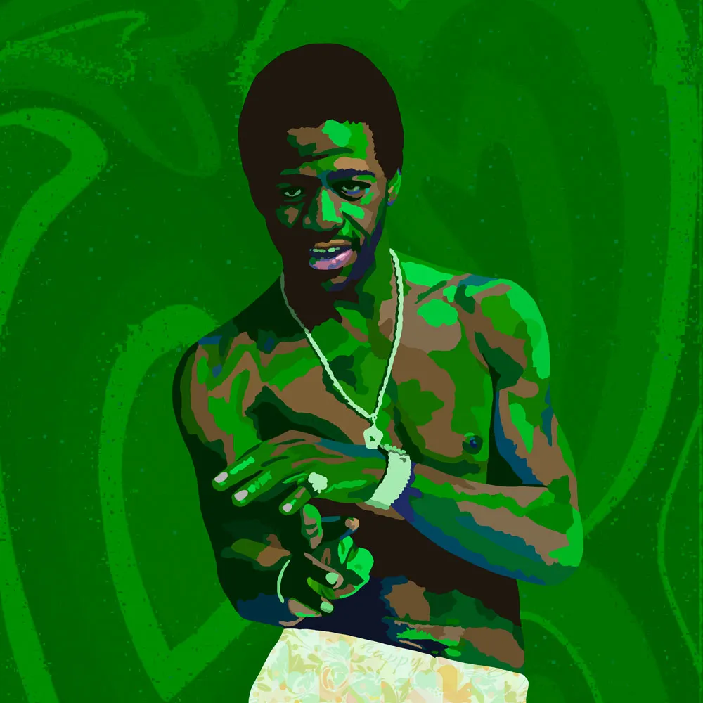 Love & Happiness - Al Green inspired portrait art - Limited Edition Art Print & Wall Decor - Vakseen Art