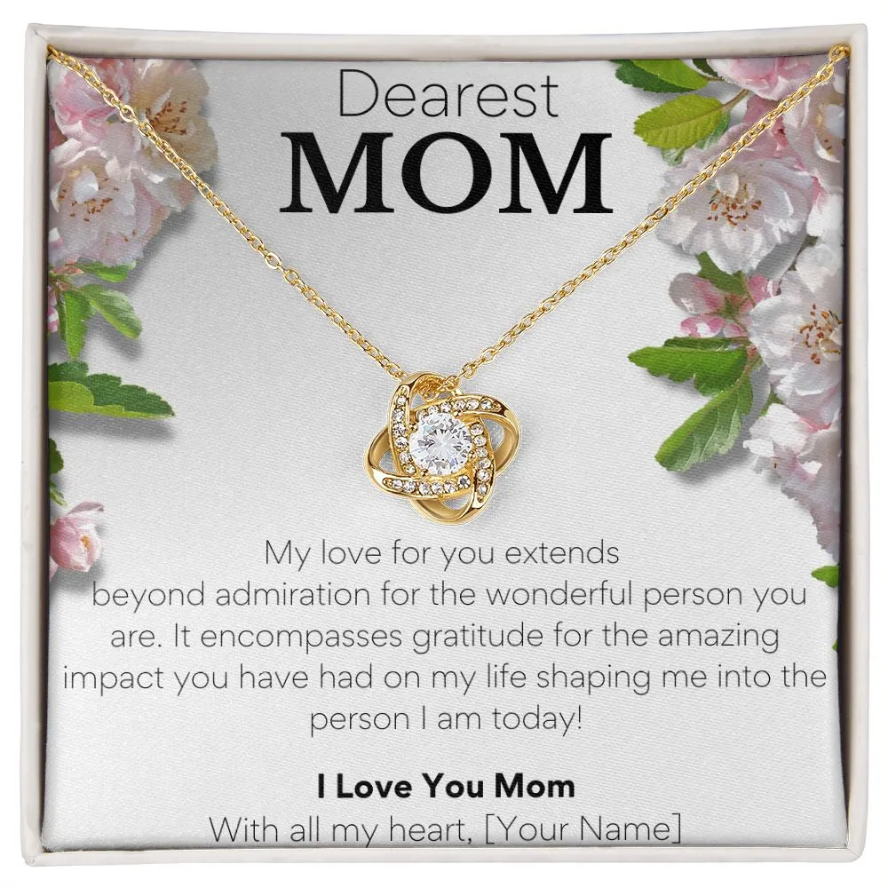 Love Knot Necklace: A Symbol of Enduring Love for Mothers