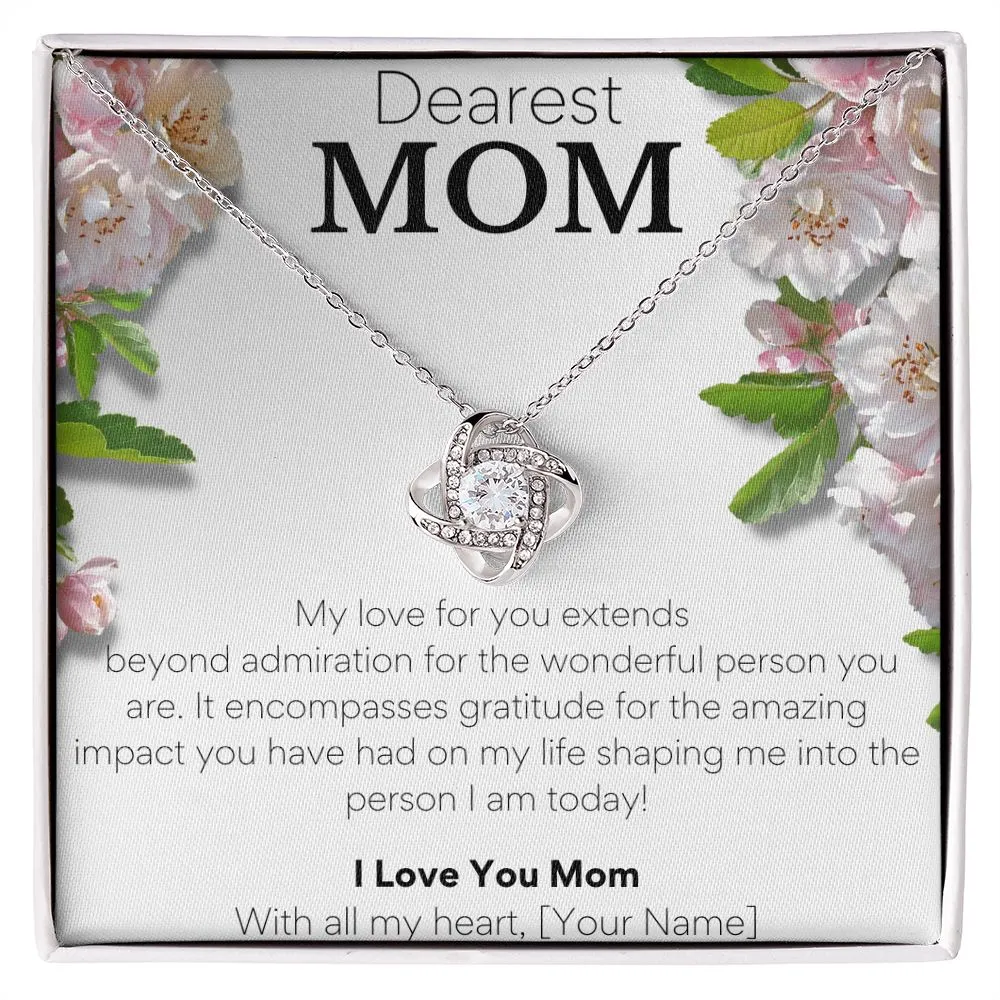 Love Knot Necklace: A Symbol of Enduring Love for Mothers