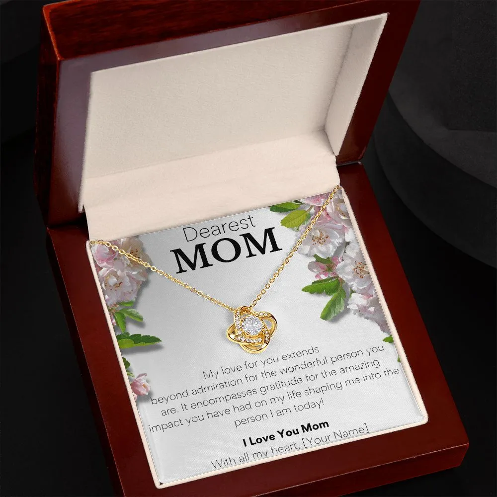 Love Knot Necklace: A Symbol of Enduring Love for Mothers
