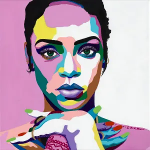 Love On The Brain - Rihanna portrait - Limited Edition Giclee Art Prints & Wall Decor - Vakseen Art