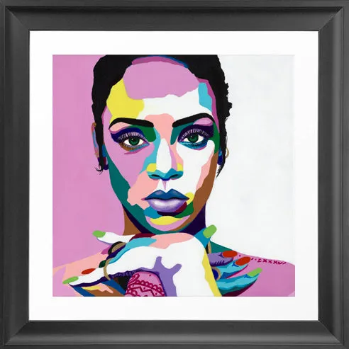 Love On The Brain - Rihanna portrait - Limited Edition Giclee Art Prints & Wall Decor - Vakseen Art