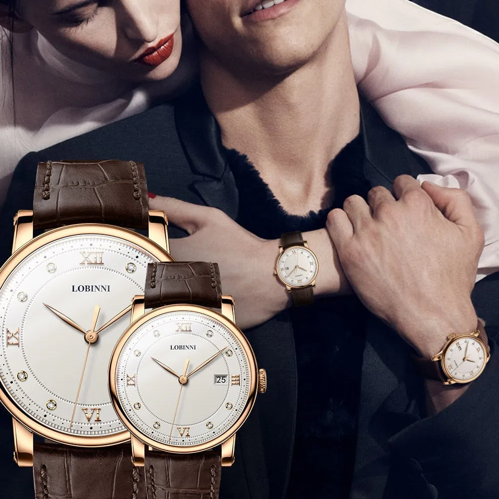 lovers Vintage Quartz Couple  Men women Wrist watch