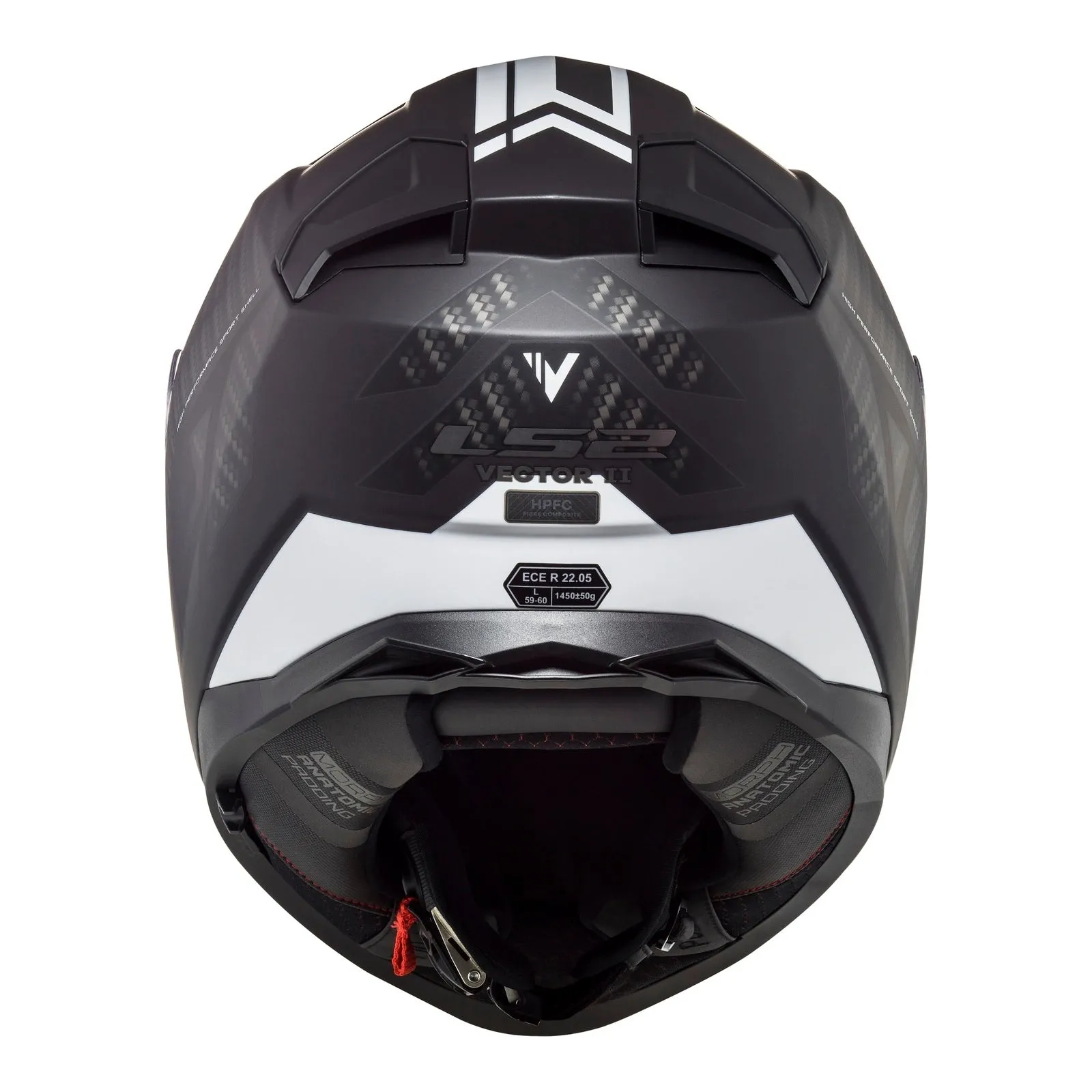 LS2 FF811 Vector II Splitter Helmets - Matte Black / White 06