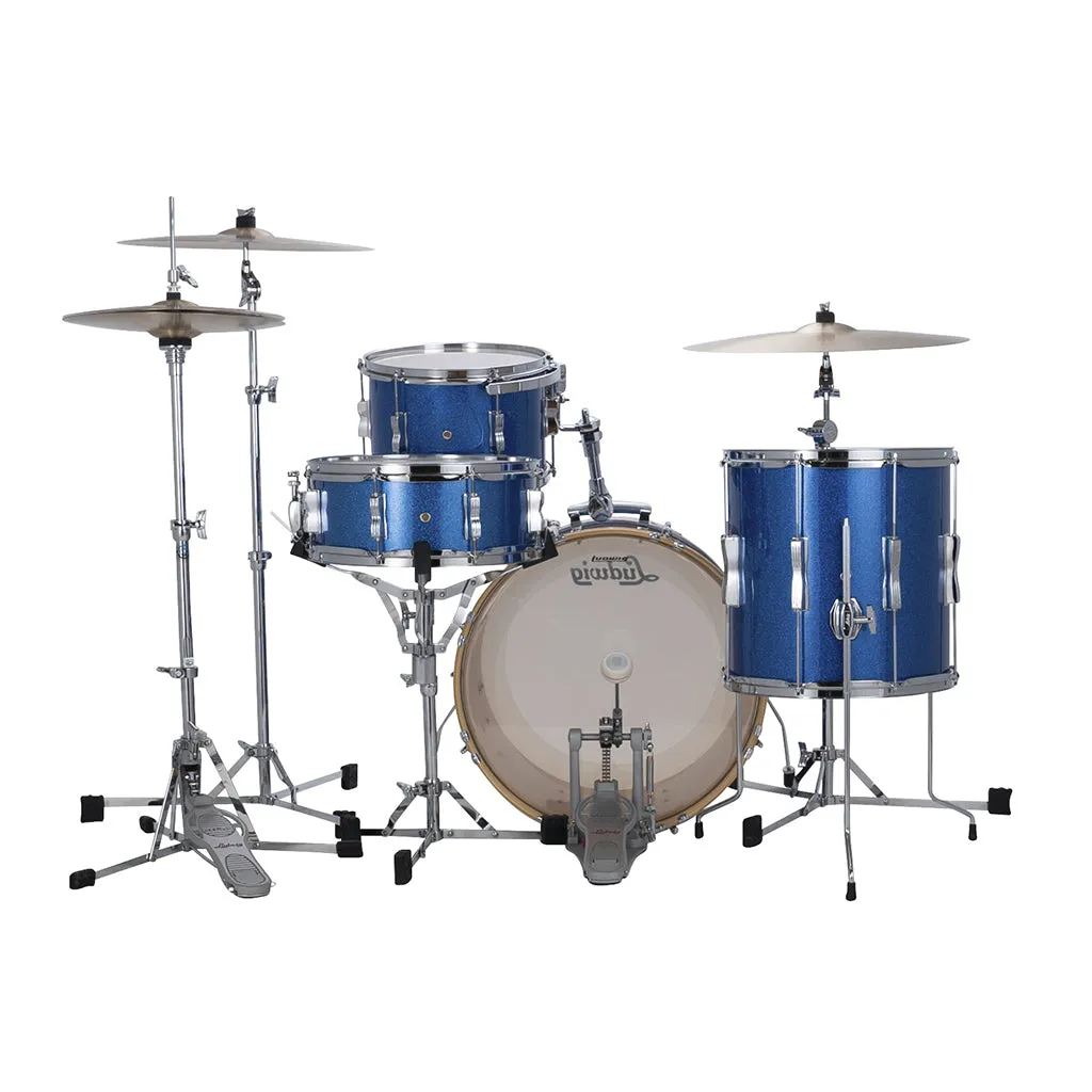 Ludwig Continental Club 20" Downbeat Plus 4-Piece Shell Pack - Blue Sparkle