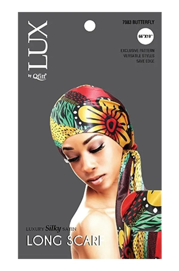 LUX Silky Satin Long Scarf