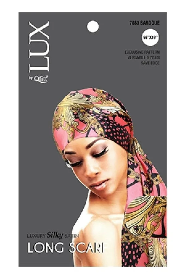 LUX Silky Satin Long Scarf