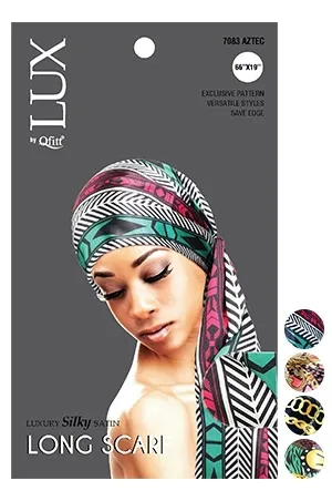 LUX Silky Satin Long Scarf