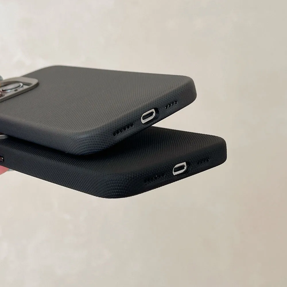 LuxGrip Magnetic Leather iPhone Case