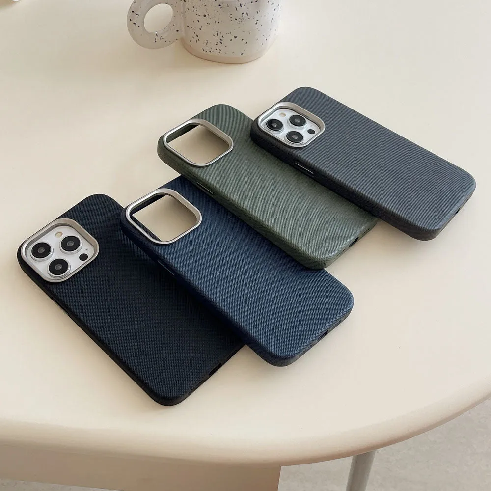 LuxGrip Magnetic Leather iPhone Case