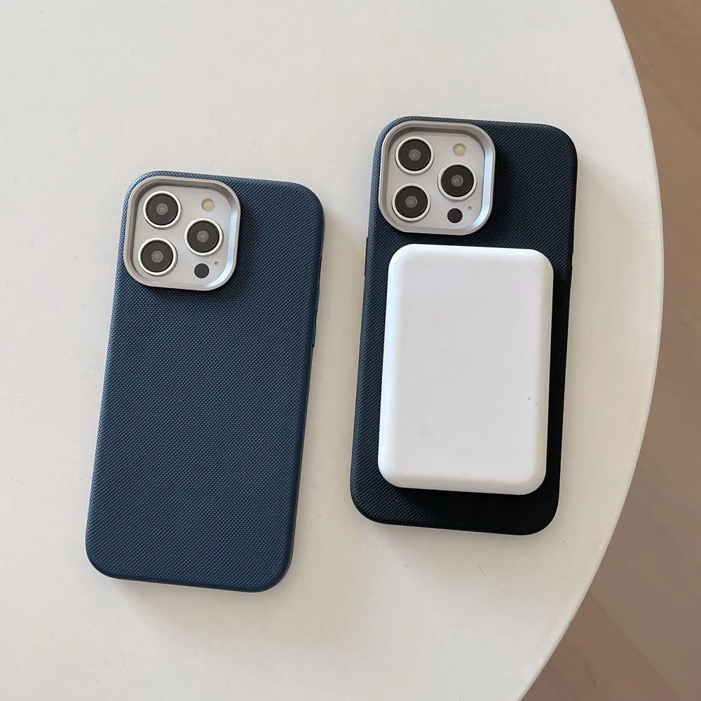 LuxGrip Magnetic Leather iPhone Case