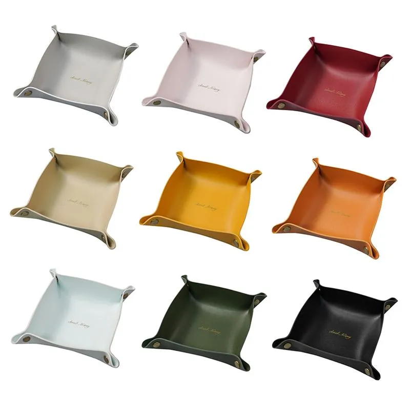 Luxora | Elegant Faux Leather Jewelry Tray