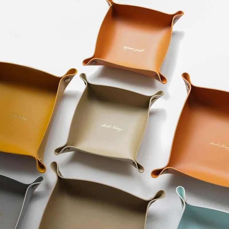 Luxora | Elegant Faux Leather Jewelry Tray