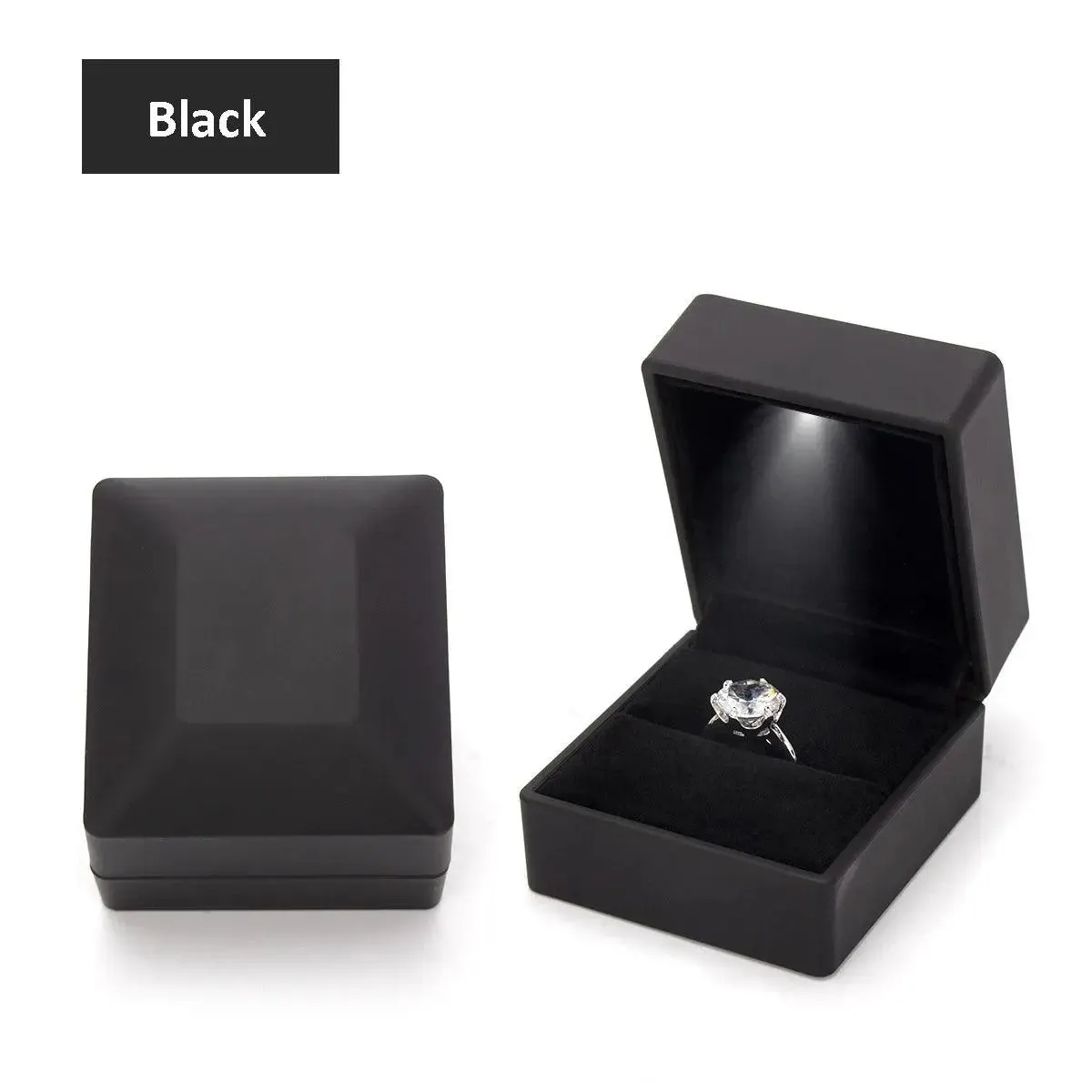 Luxurious LED Light Ring Box for Special Occasions