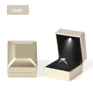 Luxurious LED Light Ring Box for Special Occasions