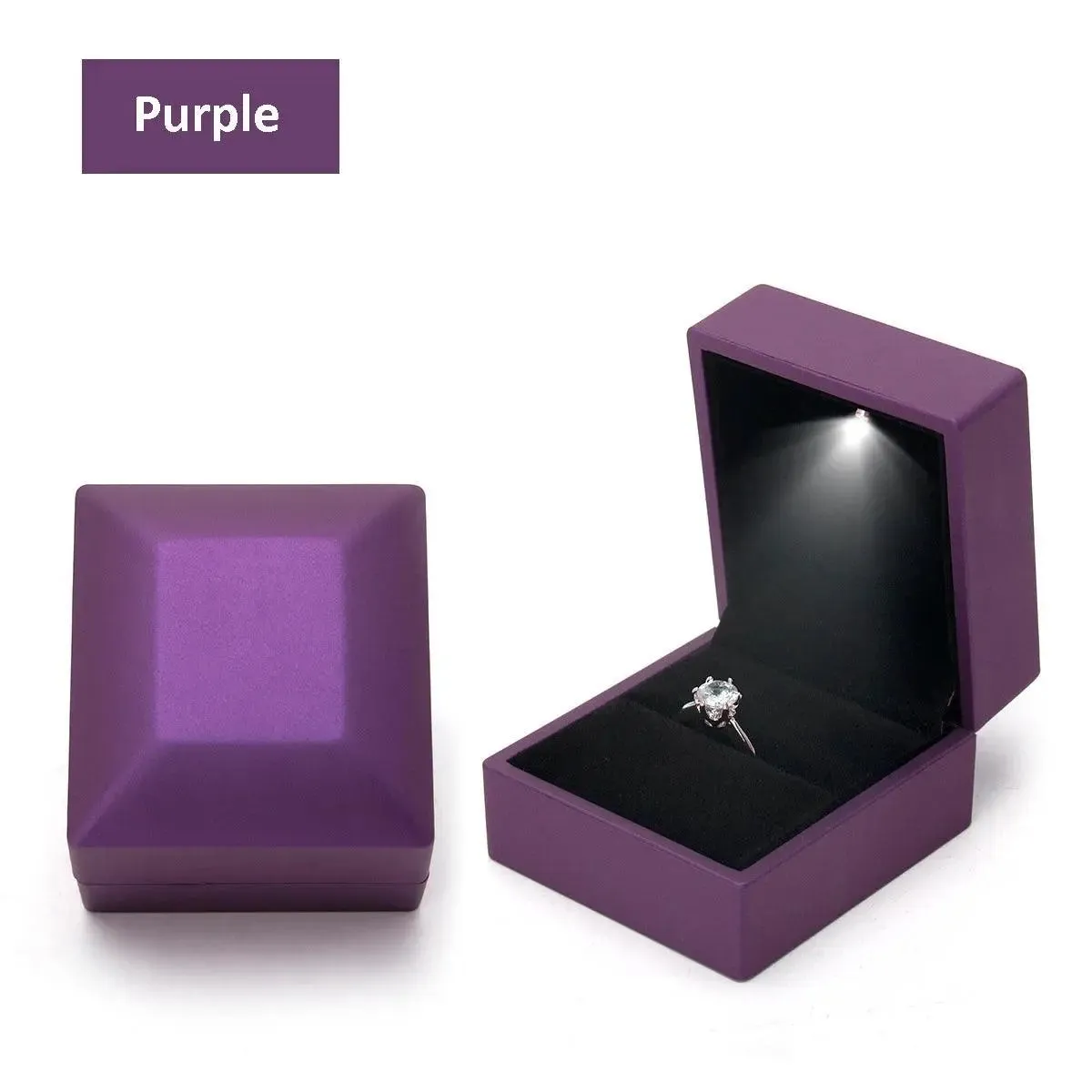 Luxurious LED Light Ring Box for Special Occasions
