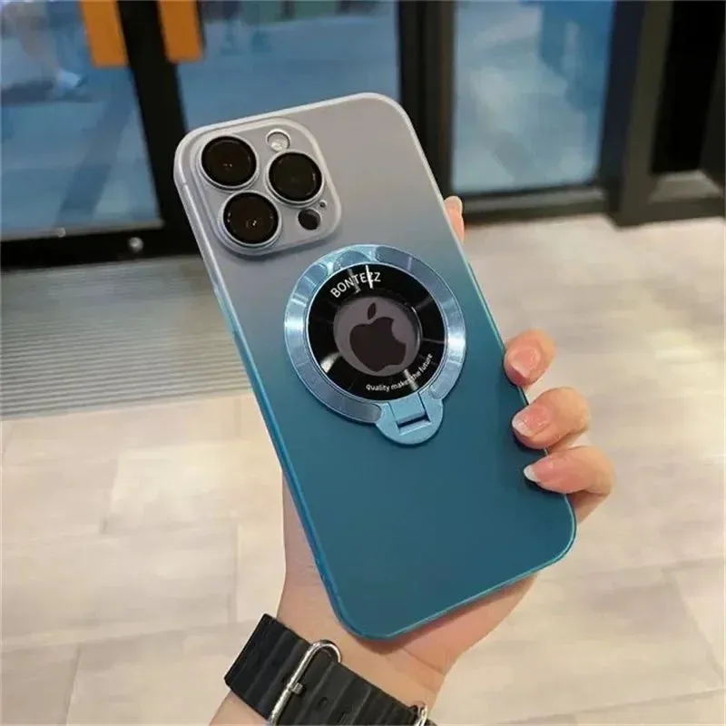 Luxury Gradient Magsafe Case for iPhone With Kickstand