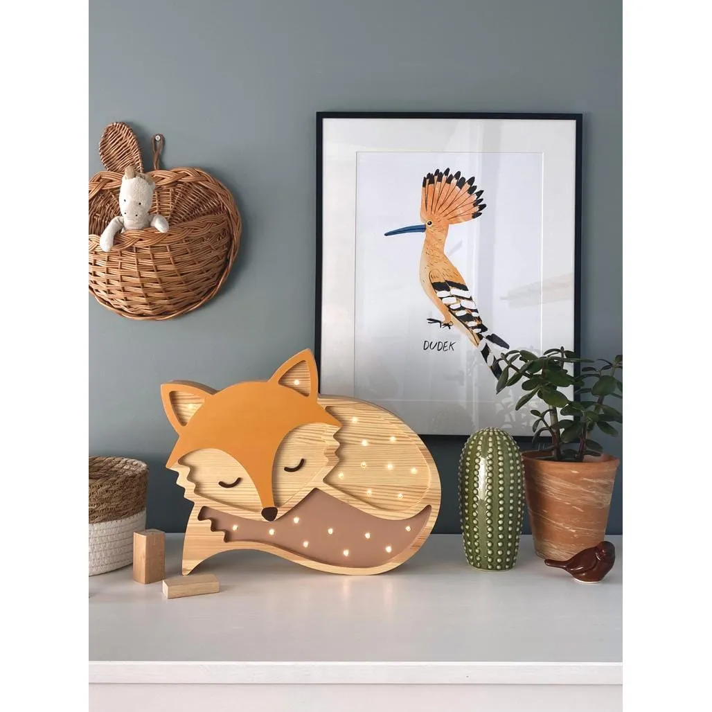 Luxury Handmade Lamp For Kids By Peekaboo - Fox