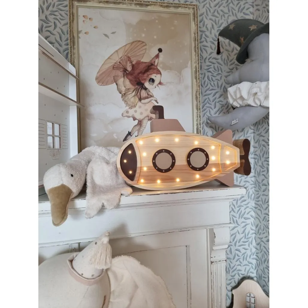 Luxury Handmade Lamp For Kids By Peekaboo - Submarine